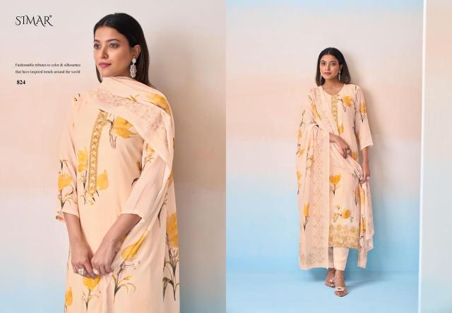 Glossy simar saaras cotton dress material wholesale